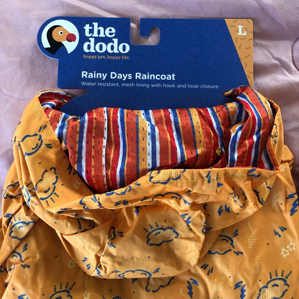 “the dodo” Pet Rain Coat